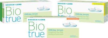 Biotrue ONE day contact lenses
