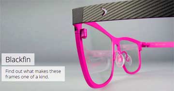 BLACKFIN designer eyeglass frames